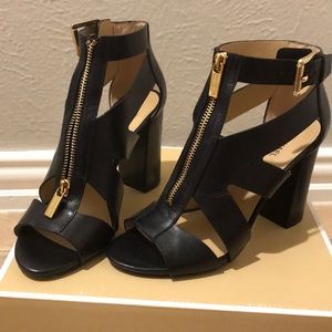 Black Michael Kors Anya heel